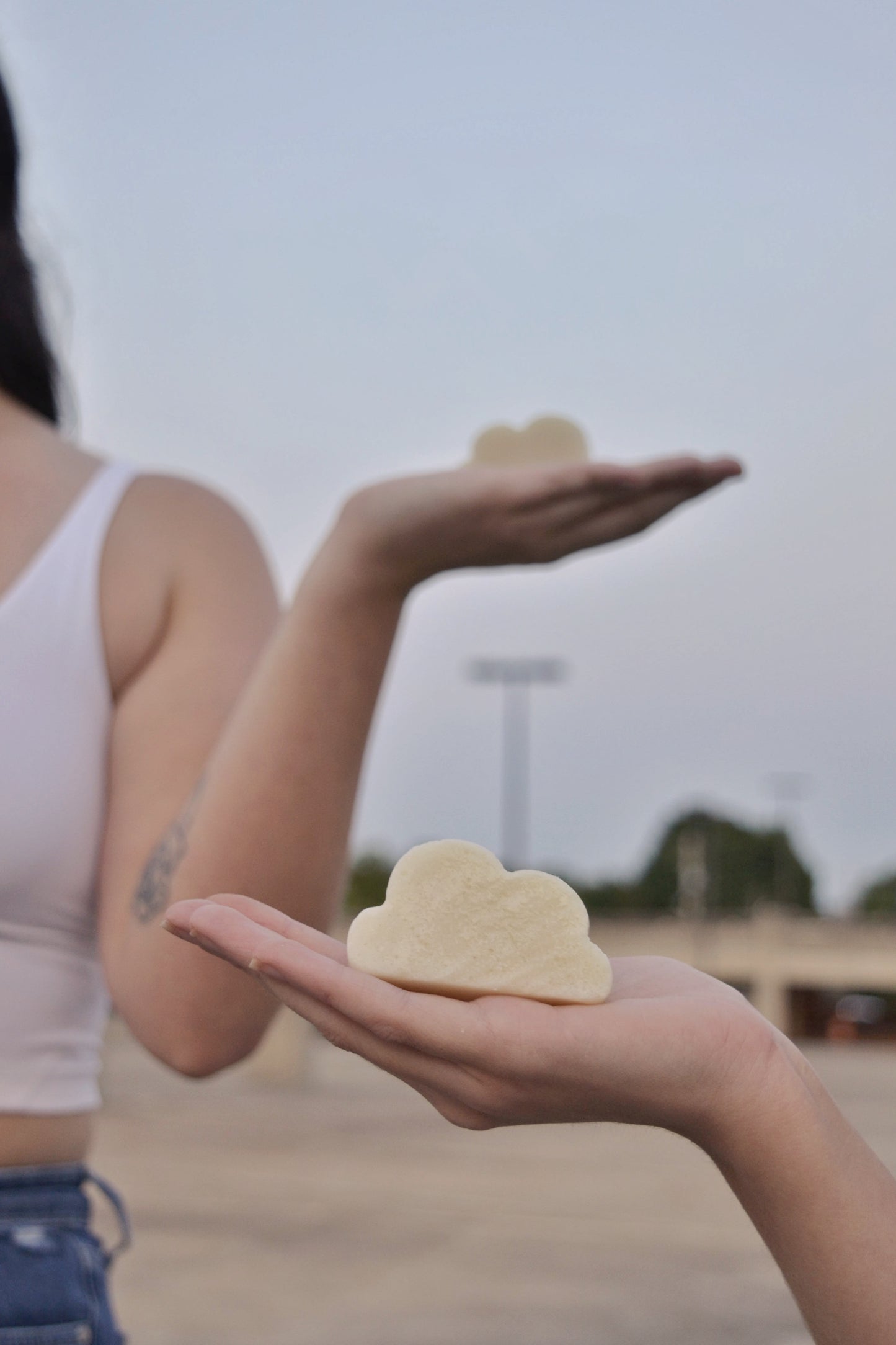 cloud exfoliating bar